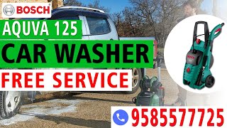 Bosch Aquatak 125 Pressure Washer  Aquatak 125 car Washer service pressurewasher 9585577725 [upl. by Nofets]