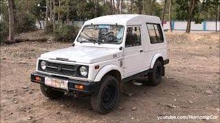 Maruti Suzuki Gypsy KingJimny MG413W 2019  Reallife review [upl. by Ahsatan]