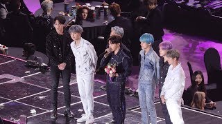 방탄소년단BTS 최고앨범상 본상 수상 대기석소감 Speech 4K 직캠 by 비몽 [upl. by Mutua125]