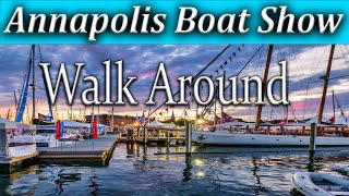 Sailing Full time Annapolis Sailboat show Pure Chaos [upl. by Otilrac]