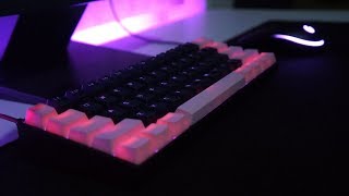 Anne Pro 2 w Kailh Box White  Sound Test and Low Light Video Test [upl. by Olathe]