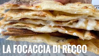 APERITIVO SFIZIOSO CON POCHI INGREDIENTI LA FOCACCIA DI RECCO [upl. by Reade]