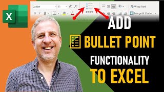 How to Add Bullet Points in an Excel Cell  Create Bullet List in Excel [upl. by Arraes608]