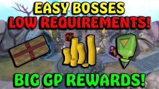 Easy Bosses That Make BANK  Low Requirements [upl. by Aerbma]