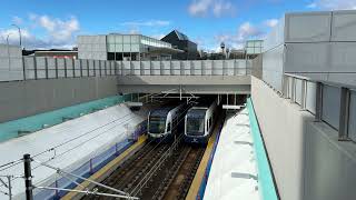 Sound Transit Link 2 Line Testing Spring District Station [upl. by Antonietta691]