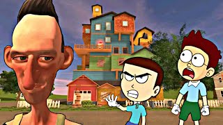 Hello Neighbor ka Chacha  Angry Neighbor Android Game  Shiva and Kanzo Gameplay [upl. by Trebloc33]