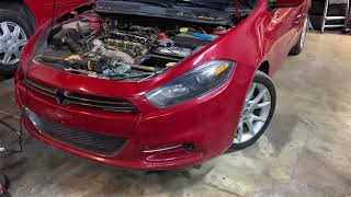 2013 Dodge Dart 14 turbo misfire [upl. by Coniah]