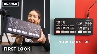 Blackmagic ATEM Mini PRO Handson  How to setup [upl. by Enelehs955]