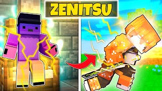 Playing as Zenitsu in Minecraft HINDI [upl. by Ahsaetan645]