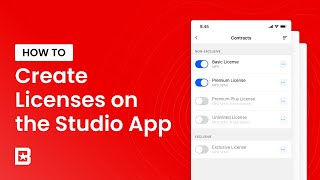 How to Create Licenses on the BeatStars Studio App [upl. by Isidora]