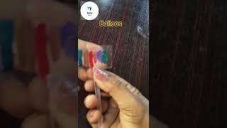 Squishy rainbow balloon with nano tapeshirtsyoutubeshorts diyart [upl. by Yellas]