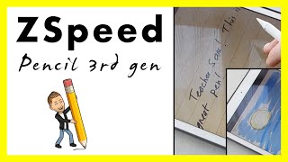 Zspeed Pencil 3rd gen for iPad The best Apple Pencil alternative [upl. by Jarrett704]