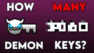 How MANY Demon Keys are needed to open all NEW chests in Geometry Dash 22 [upl. by Thebazile]