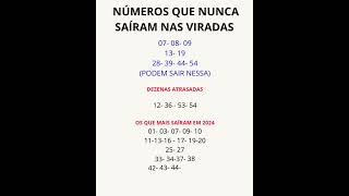 NÚMEROS PARA MEGA DA VIRADA [upl. by Marthena342]