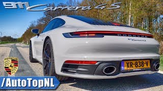 NEW Porsche 911 992 Carrera 4S SPORT EXHAUST Sound REVS amp ONBOARD by AutoTopNL [upl. by Hanid]