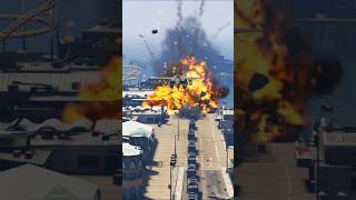 Iran destroyed isreali port with missiles gta 5 shorts [upl. by Isbel]