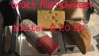 Graef Allesschneider Master M20 EU im Test [upl. by Ahsaek306]