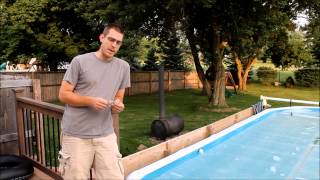 Wood Burning Pool Heater  How Well Does it Work [upl. by Noemys]