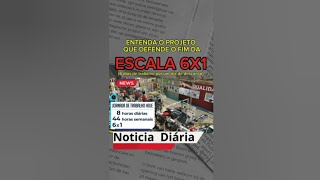 Entenda o Projeto que defende o fim da ESCALA 6X1 》6 dias de trabalho por um dia de descanso [upl. by Klusek]