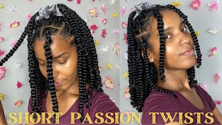 Short Passion Twists for Beginners  I followed MiniMarley’s Tutorial [upl. by Beaufort809]