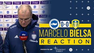 “An important point for us”  Marcelo Bielsa  Brighton 00 Leeds United  Premier League [upl. by Akeylah]