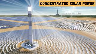 Concentrated Solar Power  CSP Solar  Concentrated Solar Power Plant  In Hindi [upl. by Veal]