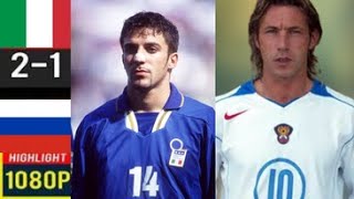 Italy 2 x 1 Russia Del Piero Mostovoi Kanchelskis ● UEFA Euro 1996 Extended Goals amp Highlights [upl. by Aynwad]