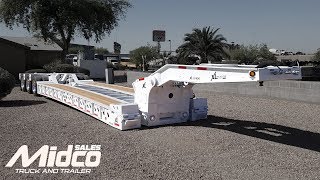 55 Ton Lowboy Trailer  New XL Specialized XL 110 HDG Lowboy [upl. by Dazraf10]