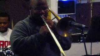 Soulful RampB trombone solo by Roland Barber [upl. by Neelear929]