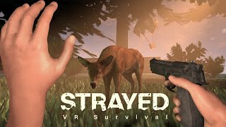 Strayed VR Survival  Quest 2 Animals Airdrops amp More [upl. by Alrak]