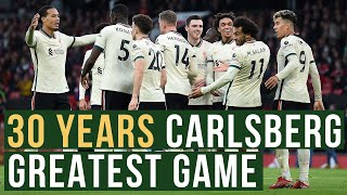 Carlsberg 30 Years WINNER Manchester Utd 05 Liverpool  Highlights [upl. by Odnala]