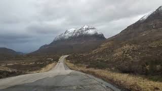 Driving on the A832 in north west Scotland  Achnasheen  Kinlochewe  Torridon [upl. by Rooker]