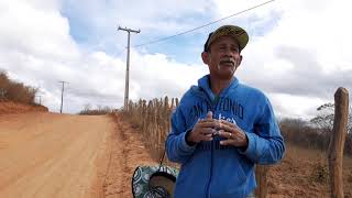 Seu Dadinha andando no sertão baiano Sertão do município de anagé Bahia [upl. by Atnauq]