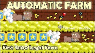 i Opened The First LEGAL Automatic Farm on GrowTopia \u00100 LEGAL GrowTopia [upl. by Farrand300]