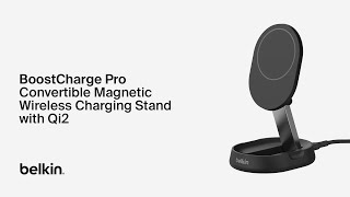 BoostCharge Pro Convertible Magnetic Wireless Charging Stand with Qi2 15W [upl. by Alduino]