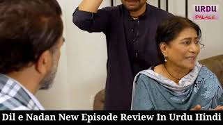 DileNadan Episode 52 Review 3nd In Urdu by Urdu Palace [upl. by Mariel]