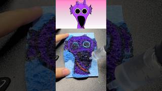 I drew Durple Horror Version from Incredibox Sprunki using Magic Eraser Sponge sprunki incredibox [upl. by Yntruoc778]