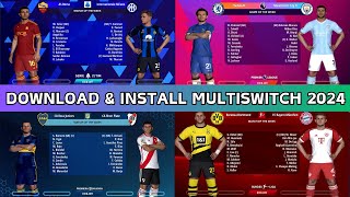 PES 2017 I New SiderX V4 I Multiswitch 2024 For All Patches  All Competitions Download amp Install [upl. by Eniamor]