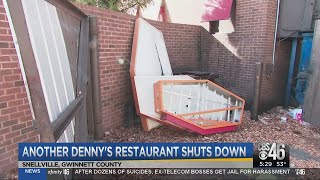 Another Dennys shuts down following CBS46 confrontation [upl. by Yetak]