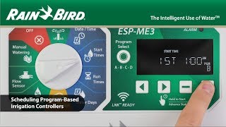 Scheduling ProgramBased Irrigation Controllers [upl. by Acirem501]