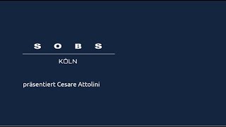 Cesare Attolini since 1930  SOBS Köln [upl. by Mclaurin]