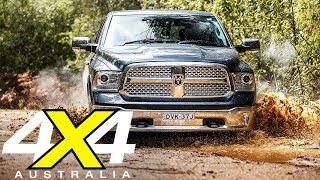 2018 RAM 1500 Laramie offroad review  4X4 Australia [upl. by Aikan]