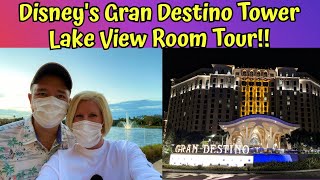 WALT DISNEY WORLD  GRAN DESTINO TOWER  Lake View Room Tour [upl. by Aidul454]