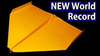 How To Make The NEW WORLD RECORD Paper Airplane 2019 BEST paper plane  Sky King [upl. by Alinna]