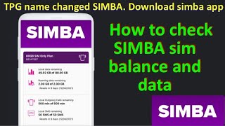 How to check Data Balance in SIMBA  How To Check SIMBA Balance  SIMBA Sim Card [upl. by Atnom]