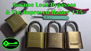 Sesame Lock Bypasses amp The Improved Master 175 [upl. by Okeim]