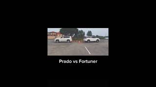 Toyota Prado vs Toyota Fortuner 4X4 comparison review shorts [upl. by Neelrahc]