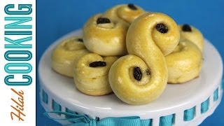 How to Make Lussekatter  Swedish Saffron Buns  Hilah Cooking [upl. by Yasmin]