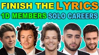 Guess The Next Line Of Lyrics in These ONE DIRECTION Solo Careers Songs [upl. by Alidis]