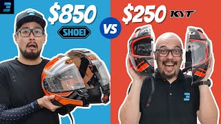 These Helmets Are Tough  850 Shoei Neotec 2 vs 250 KYT Convair Modular Helmets  To The Test [upl. by Aniahs]